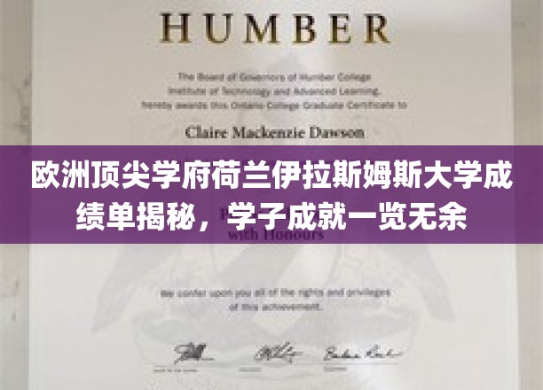 欧洲顶尖学府荷兰伊拉斯姆斯大学成绩单揭秘，学子成就一览无余