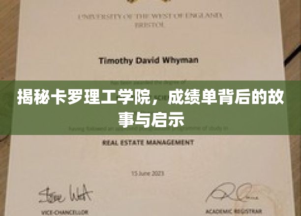 揭秘卡罗理工学院，成绩单背后的故事与启示