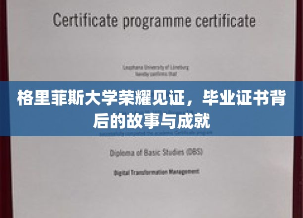格里菲斯大学荣耀见证，毕业证书背后的故事与成就