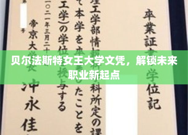 贝尔法斯特女王大学文凭，开启未来职业新篇章
