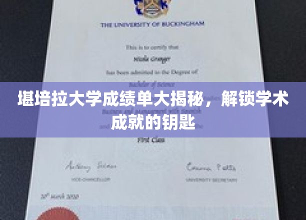 堪培拉大学成绩单深度解析，揭秘学术成就的奥秘