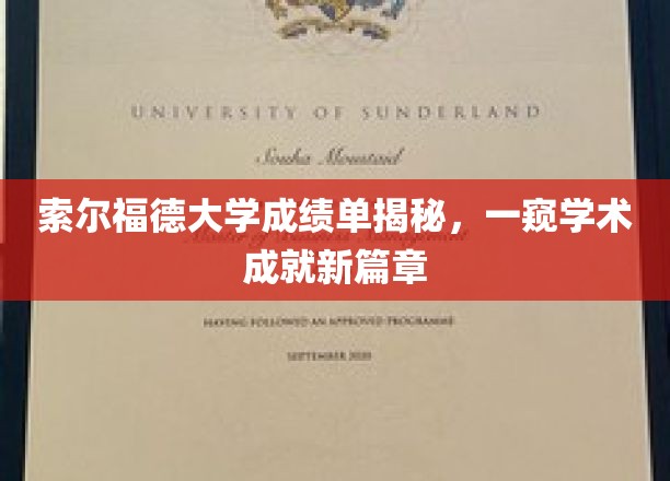 索尔福德大学成绩单揭秘，一窥学术成就新篇章