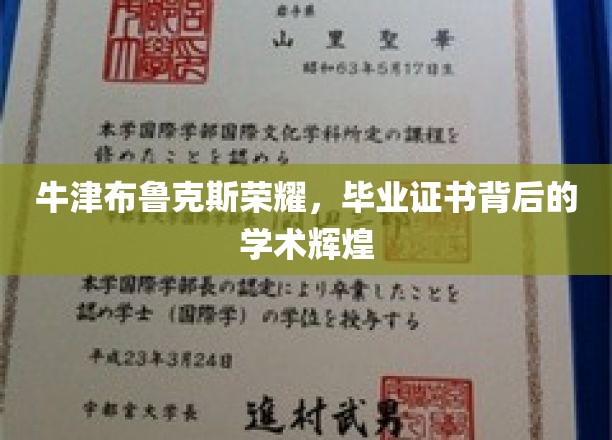 牛津布鲁克斯荣耀，毕业证书背后的学术辉煌
