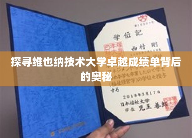 探寻维也纳技术大学卓越成绩单背后的奥秘