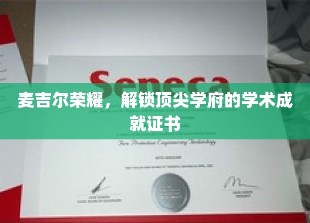 麦吉尔荣耀，开启顶尖学府的学术成就之旅