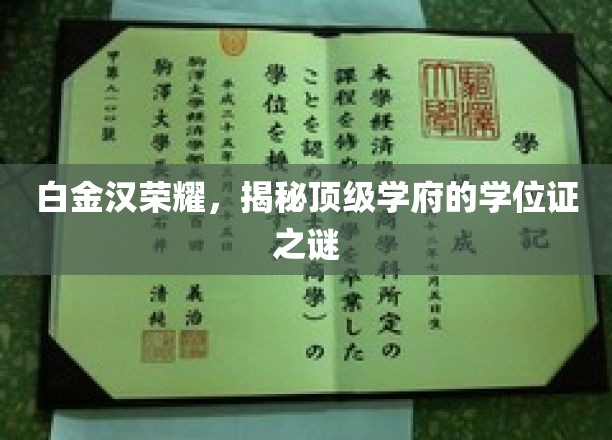 白金汉荣耀，揭开顶级学府学位证的神秘面纱
