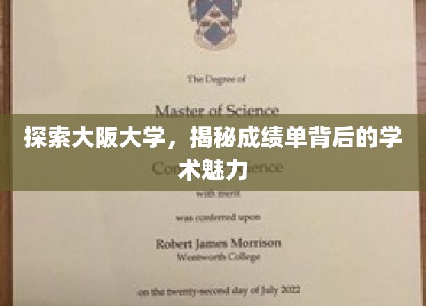走进大阪大学，一窥成绩单背后的学术风采
