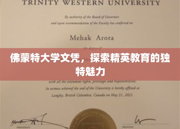 佛蒙特大学文凭，探寻精英教育的独特魅力
