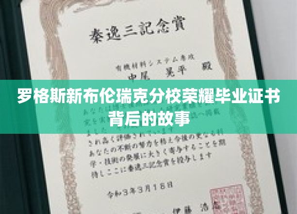 罗格斯新布伦瑞克分校荣耀毕业证书背后的故事