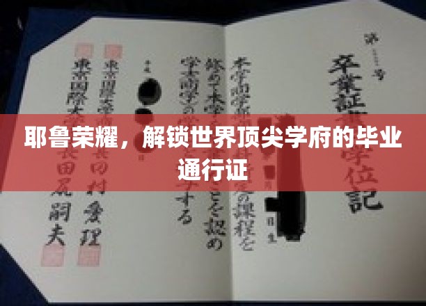 耶鲁荣耀，解锁世界顶尖学府的毕业通行证