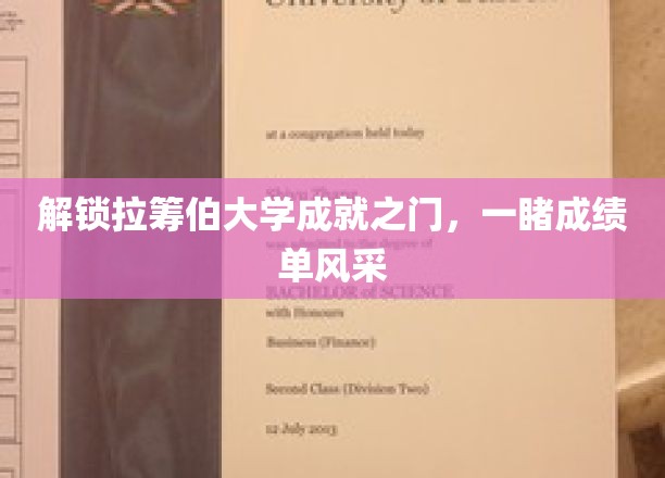 开启拉筹伯大学成就之门，一睹成绩单风采