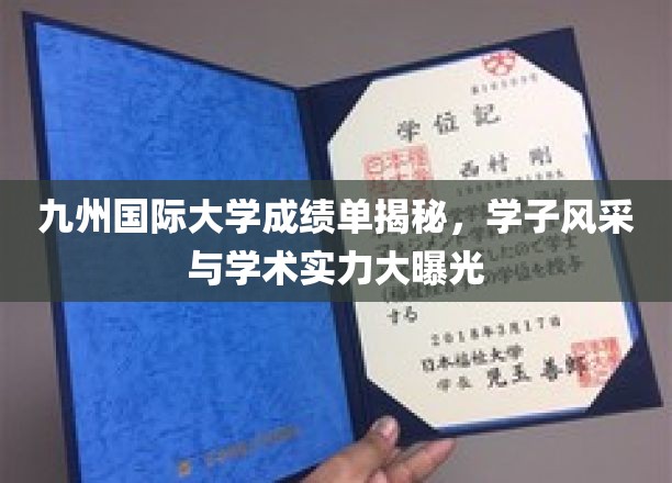 九州国际大学成绩单深度解析，展现学子风采与学术实力