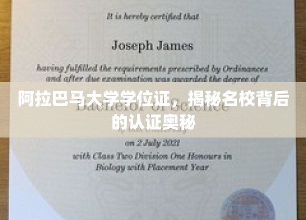 阿拉巴马大学学位证，揭秘名校背后的认证奥秘
