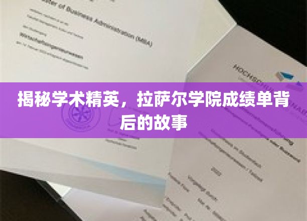 揭秘学术精英，拉萨尔学院成绩单背后的故事