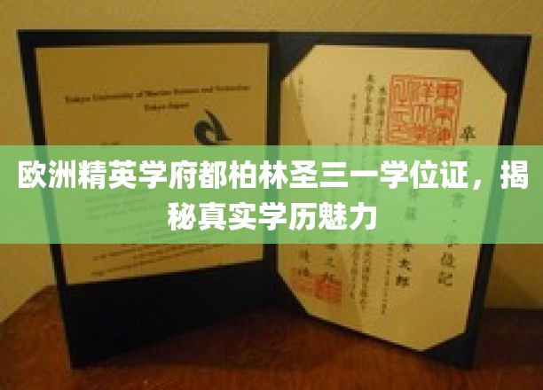 欧洲精英学府都柏林圣三一学位证，揭秘真实学历魅力