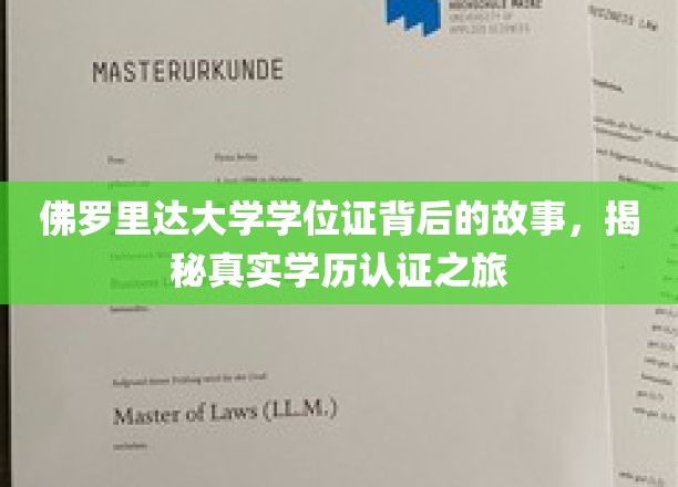 佛罗里达大学学位证背后的故事，揭秘真实学历认证之旅