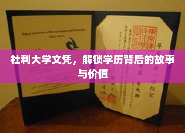 杜利大学文凭，解锁学历背后的故事与价值