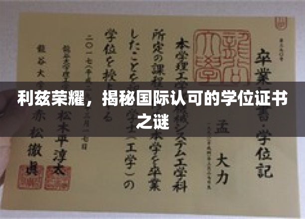 利兹荣耀，揭示国际认可的学位证书之谜