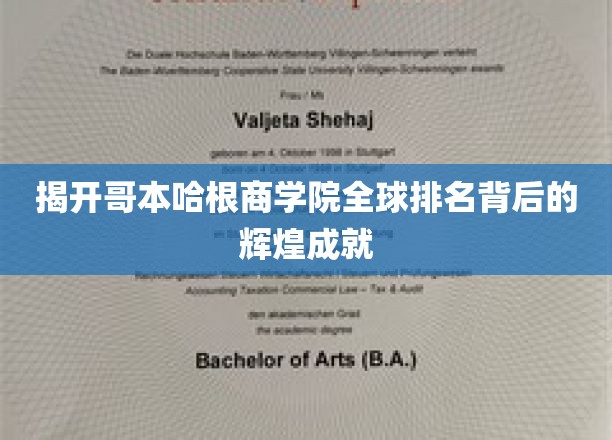探秘哥本哈根商学院全球排名背后的辉煌成就