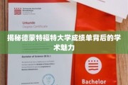 德蒙特福特大学成绩单，探寻学术之美的秘密通道