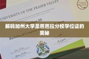 探寻加州圣芭芭拉分校学位证书背后的故事