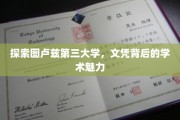 解锁图卢兹第三大学，探寻学术殿堂的文凭魅力