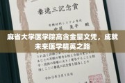 麻省大学医学院高光文凭，开启医学精英璀璨前程