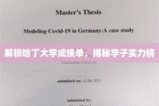 哈丁学子实力大揭秘，成绩单背后的学霸风云录