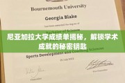 尼亚加拉大学成绩单背后，探寻学生学术辉煌的神秘之门