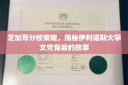 伊利诺斯大学芝加哥分校，揭秘名校文凭背后的传奇历程