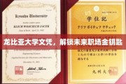 龙比亚学历新篇章，解锁职场精英之路的金钥匙