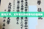 解码新泻大学文凭，探寻其背后的传奇与深远影响