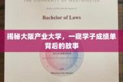 揭秘大阪产业大学，一窥学子成绩单背后的故事