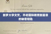 新罗大学文凭，解锁全球教育新纪元的神秘钥匙