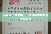 成绩单映照下的弘益青春，探寻学子背后的大学传奇