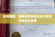 林肯荣耀之谜，揭秘林肯纪念大学文凭背后的传奇故事