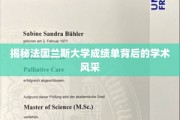 揭秘法国兰斯大学成绩单背后的学术风采