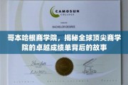 解码哥本哈根商学院，揭秘全球精英摇篮的辉煌成就之谜