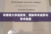 探索布莱顿大学，揭开成绩单背后的学术辉煌与学术气息