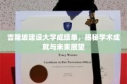 解码吉隆坡建设大学辉煌成绩单，探寻学术巅峰与璀璨未来