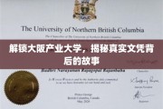 探寻大阪产业大学，文凭背后的秘密世界大揭秘
