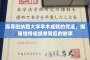 解码田纳西大学，独特成绩单背后的学术传奇