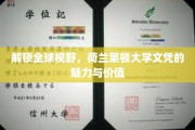 跨国教育新篇章，荷兰莱顿大学文凭的全球吸引力与无限潜力
