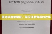 荣耀证章背后的传奇，明海学府的学位之谜