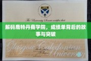 鹿特丹商学院，揭秘辉煌成绩背后的传奇历程与卓越突破