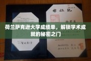 解锁荷兰萨克逊大学，揭秘学生成绩单背后的学术传奇