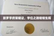 新罗学府璀璨奖牌，成就学子辉煌学位之旅