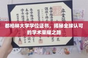 解锁国际学术殿堂，都柏林大学学位证书背后的全球认可之旅