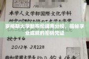 解锁罗格斯大学新布伦瑞克分校学业成功的神秘钥匙