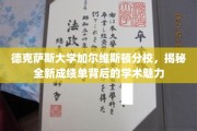 解码德克萨斯大学加尔维斯顿分校，成绩单革新背后的学术风采